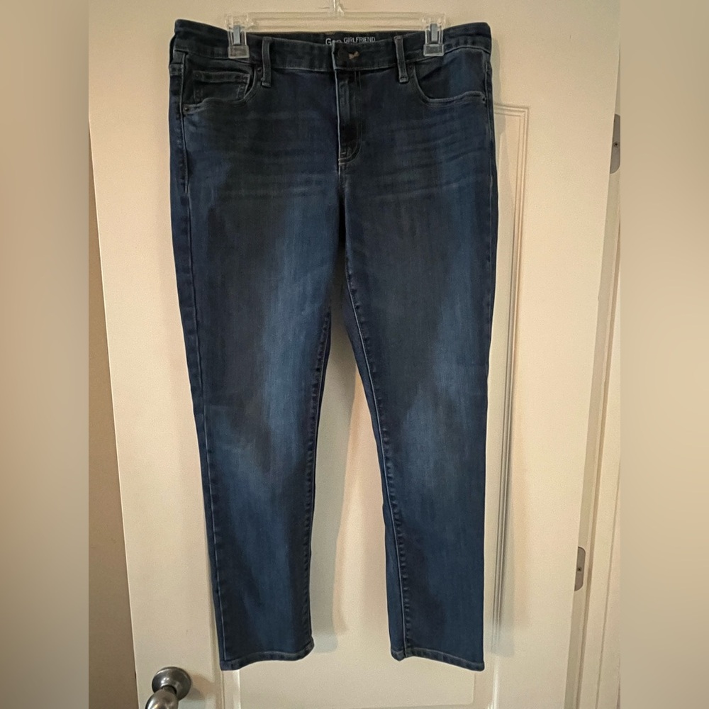 GAP Women's Skinny Jeans in Dark Blue Wash